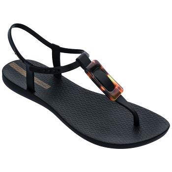 Ipanema India Class Buckle Sandals Women Black FPN298543